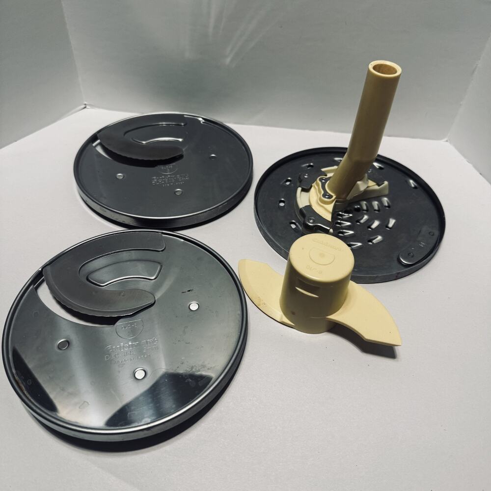 Cuisinart DLC-8 replacement blades discs and dough blade parts only Lot of 4